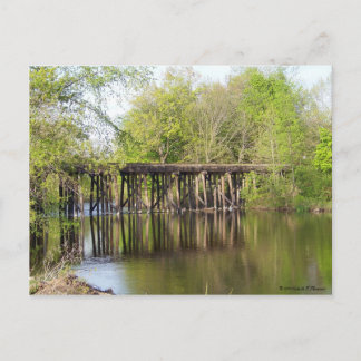 Old Train Trestle Briefkaart