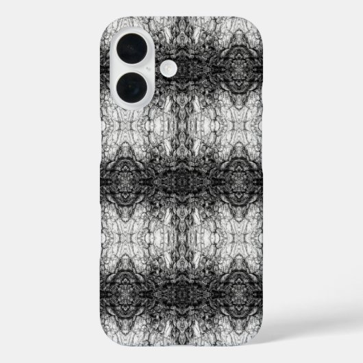 Old Tree Bark Black And White Photo Pattern Design Case-Mate iPhone Case (Achterkant)
