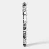 Old Tree Bark Black And White Photo Pattern Design Case-Mate iPhone Case (Achterkant / Links)