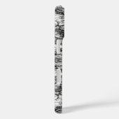 Old Tree Bark Black And White Photo Pattern Design Case-Mate iPhone Case (Achterkant / Rechts)