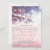 Old Tree Lights & Birds Uitnodiging (Voorkant)