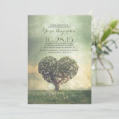 Old Tree Rustic Country vrijgezellenfeest Kaart (Staand voorkant)