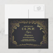 Old Trees Avenue  Sla de datum briefkaarten (Voorkant / Achterkant)