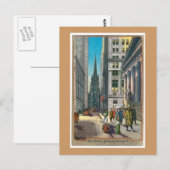  Old Trinty & Wall Street Briefkaart (Voorkant / Achterkant)