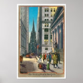  Old Trinty & Wall Street Poster (Voorkant)