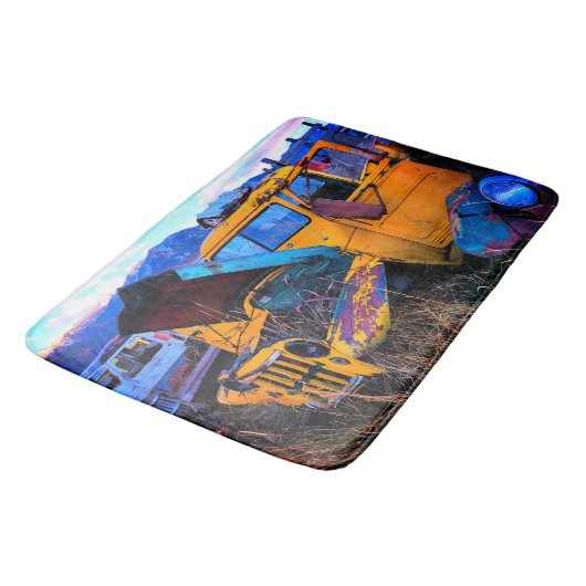 Old Truck Badmat (Gekanteld)