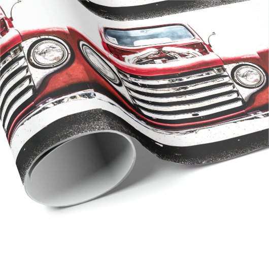 Old Truck Cadeaupapier (Rol Hoek)