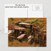 Old Truck, Ghost Town near Jerome, Arizona Briefkaart (Voorkant / Achterkant)