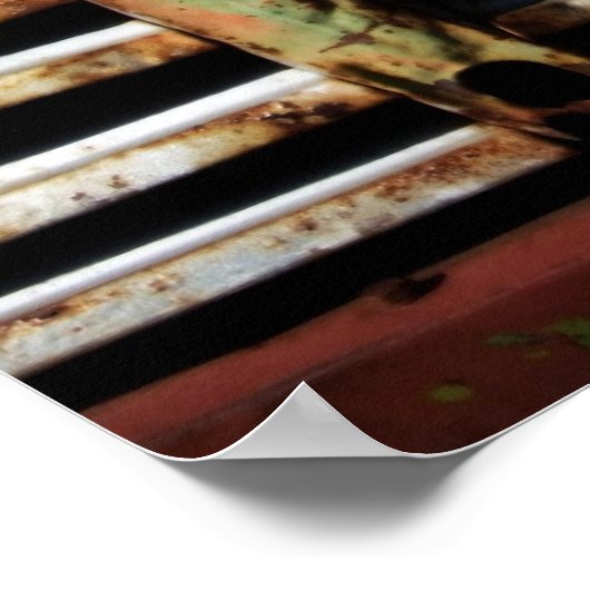 Old Truck Grill Poster (Hoek)