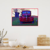 Old Truck Photo Poster (Keuken)