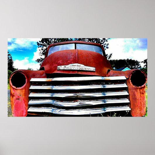 Old Truck Poster (Voorkant)
