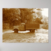 Old Truck Poster (Voorkant)