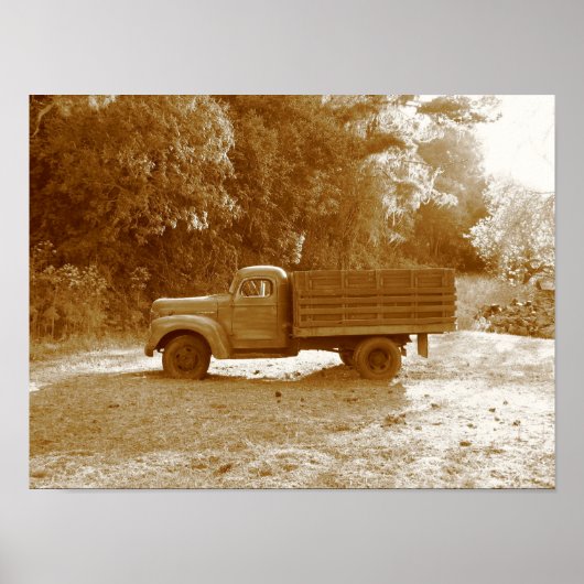 Old Truck Poster (Voorkant)