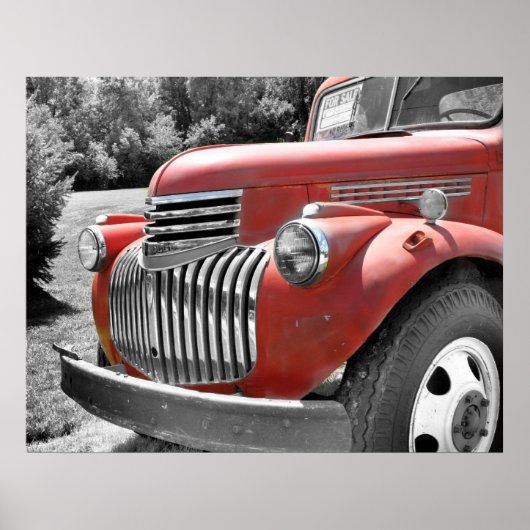 Old Truck Poster (Voorkant)