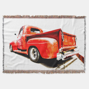 Old Truck Throw Blanket Deken