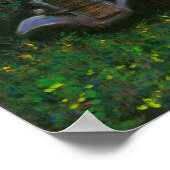 Old Truck with Sunflowers Poster (Hoek)