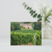 Old Tuscan Vineyard en Villa Briefkaart (Staand voorkant)