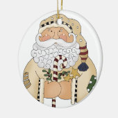 Old Tyme Santa Ornament (Links)