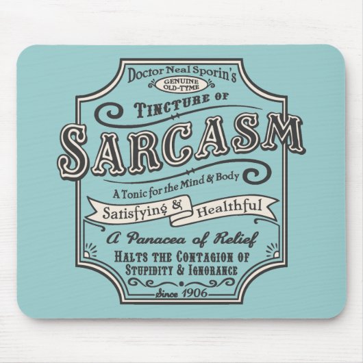 Old Tyme Sarcasm Muismat (Voorkant)
