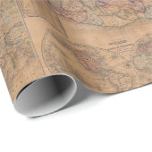 Old U.S. Map Rolled Wrapping Paper Gift Wrap Cadeaupapier (Rol Hoek)