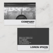 Old UK Radio Dial Visitekaartje (Voorkant / Achterkant)