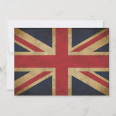 Old Union Jack Invitation Kaart (Voorkant)