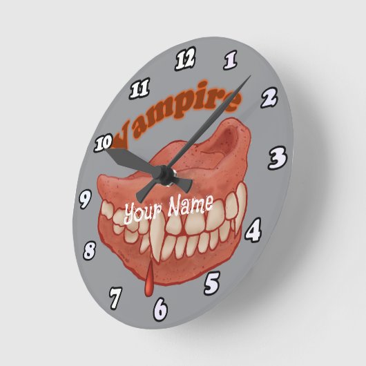 Old Vampire Teeth Ronde Klok (Hoek)