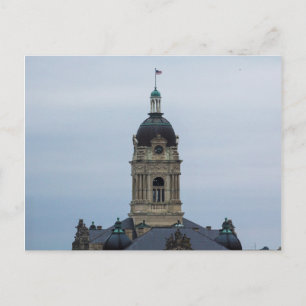 Old Vanderburgh County Courthouse, Evansville, IN Briefkaart
