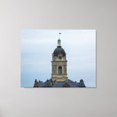 Old Vanderburgh County Courthouse, Evansville, IN Canvas Afdruk (Voorkant)