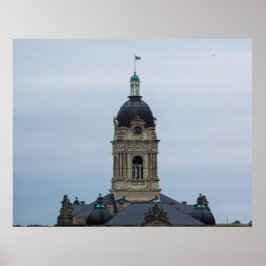 Old Vanderburgh County Courthouse, Evansville, IN Poster
