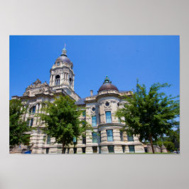 Old Vanderburgh County Courthouse, Evansville, IN Poster