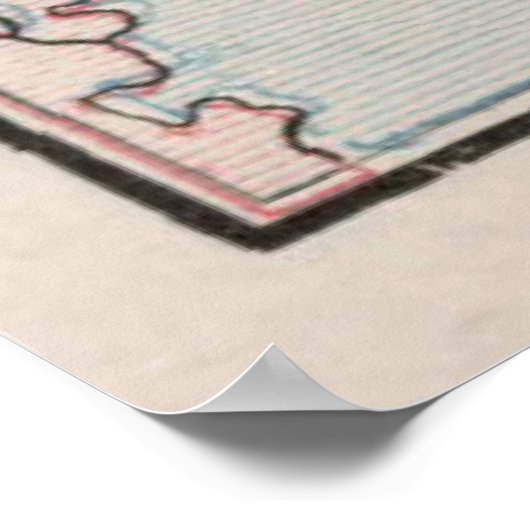 Old Venice Italy Map (1912)  Venezia Italia Poster (Hoek)