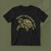 Old Veteran Turtle T-shirt
