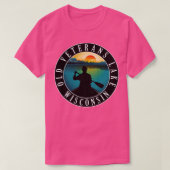 Old Veterans Lake Wisconsin kanoën T-shirt (Design voorkant)