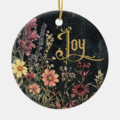 Old Victorian Floral Family Personalized Keramisch Ornament (Voorkant)