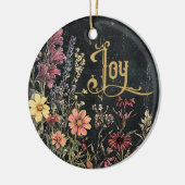 Old Victorian Floral Family Personalized Keramisch Ornament (Links)