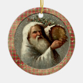 Old Victorian Rustic Family Personalized Keramisch Ornament (Voorkant)