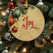 Old Victorian Rustic Family Personalized Keramisch Ornament