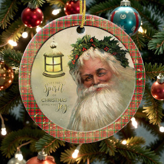 Old Victorian Rustic Family Personalized Keramisch Ornament