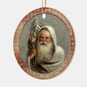 Old Victorian Rustic Family Personalized Keramisch Ornament (Links)