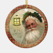 Old Victorian Rustic Family Personalized Keramisch Ornament (Voorkant)