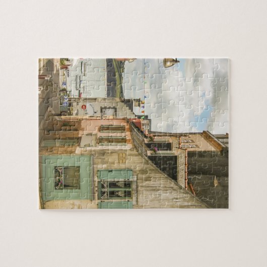 Old Village Brittany France Travel Adventure Legpuzzel (Horizontaal)