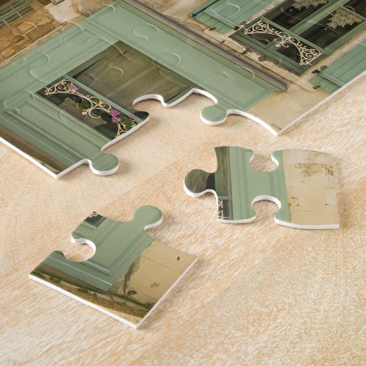 Old Village Brittany France Travel Adventure Legpuzzel (Zijkant)