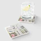 Old Village Post House Inn, Charleston Stenen Onderzetter (Zijkant)