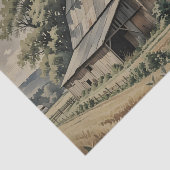 Old vintage barn tissuepapier (Detail)