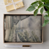 Old vintage barn tissuepapier (Geschenk)