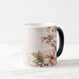 Old vintage paper valentines day magische mok