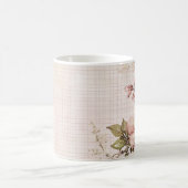 Old vintage paper valentines day magische mok (Center)