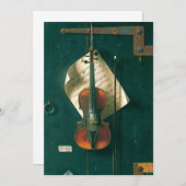 Old Violin stille Life van William Michael Harnett (Voorkant / Achterkant)