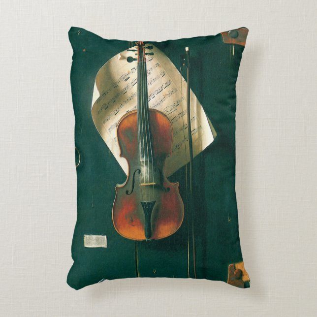 Old Violin stille Life van William Michael Harnett Accent Kussen (Voorkant(Verticaal))